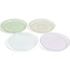 Sale Gifi Lot de 4 assiettes pour enfant Ø18,5cm plastique coloré