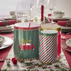 Clearance Gifi Lot de 3 boîtes alimentaires en métal décor Noël 3 tailles