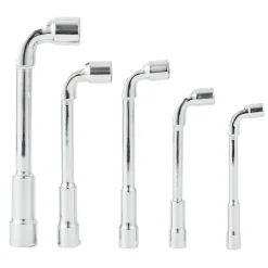 Gifi Outils Bricolage^Lot de 5 clés à pipe Ø8/10/12/13/17mm métal gris