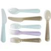 Best Gifi Lot de 12 couverts pour enfant plastique coloré