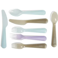 Best Gifi Lot de 12 couverts pour enfant plastique coloré