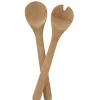Clearance Gifi Lot de 2 couverts à salade en bambou