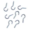 Gifi Quincaillerie^Lot de 8 crochets ouverts gris Ø3,5x20mm