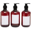 Gifi Aménagement Salle De Bain^Lot de 3 distributeurs de savon 495 ml