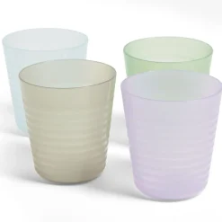Sale Gifi Lot de 4 gobelets pour enfant Ø7,7xH.8,5cm plastique coloré