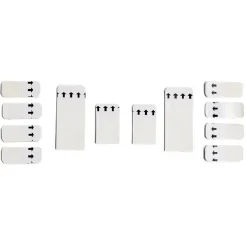 Gifi Colle Et Adhésif^Lot de 12 languettes adhésives double face pour accroche murale
