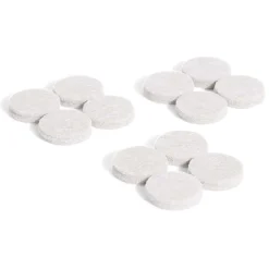 Gifi Quincaillerie^Lot de 12 patins en feutre adhésif ultra puissant beige - Ø22 mm