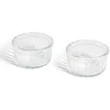 Clearance Gifi Lot de 2 ramequins en verre transparent Ø8,5xH4,5cm