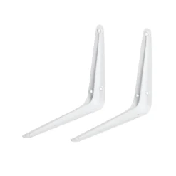 Gifi Quincaillerie^Lot de 2 supports d'étagères en équerre 15x20cm fer