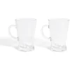 Best Gifi Lot de 2 tasses à café 170ml verre transparent