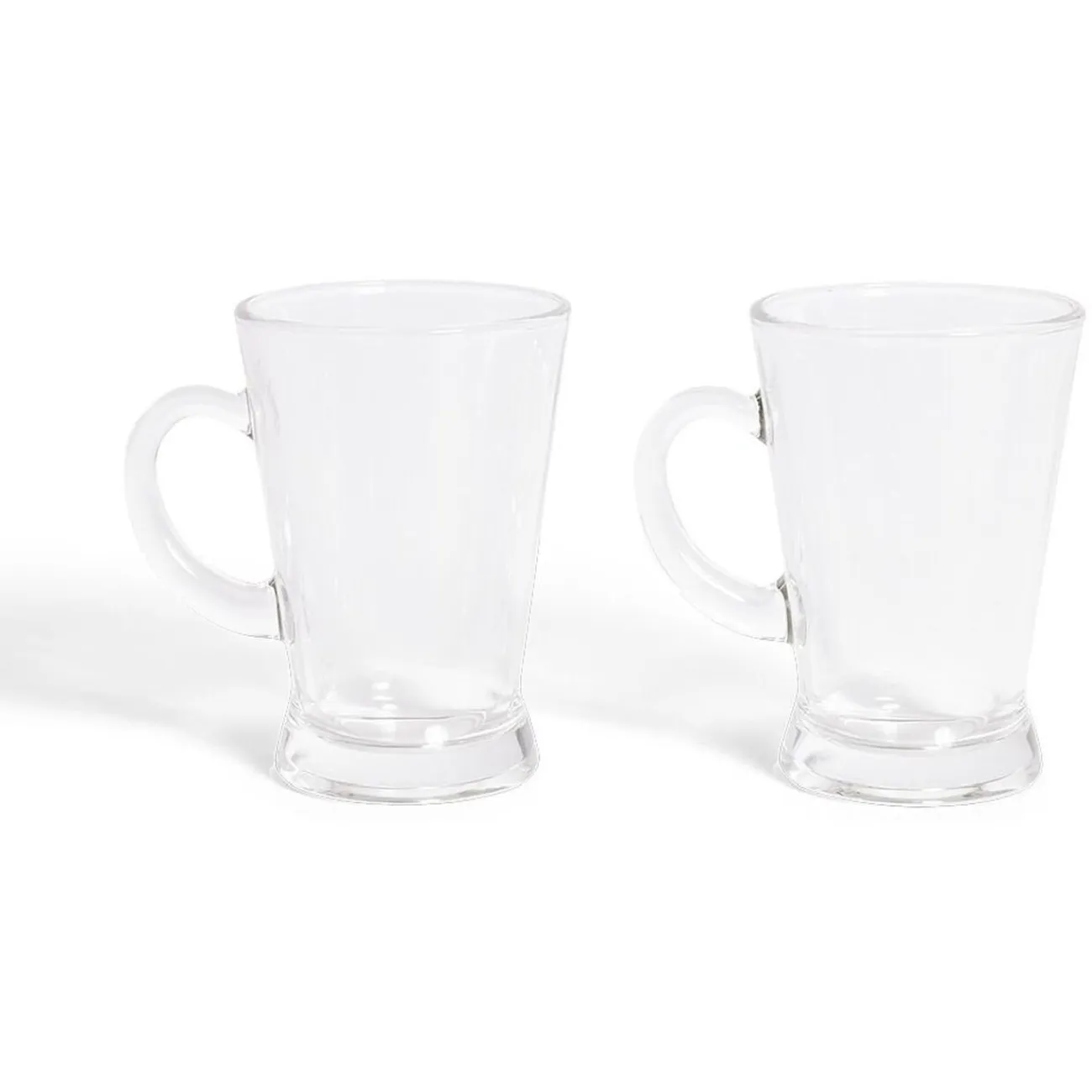 Best Gifi Lot de 2 tasses à café 170ml verre transparent