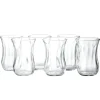 Best Gifi Lot de 6 verres à thé en verre 11,5cl H8,3cm