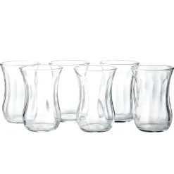 Best Gifi Lot de 6 verres à thé en verre 11,5cl H8,3cm