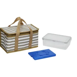 Online Gifi Lunch bag avec pain de glace et boîte alimentaire 25x14xH12cm