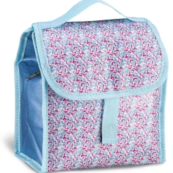 Gifi Lunch bag réfrigérant bleu et rose motif baies sauvages