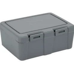 Hot Gifi Lunch box à 2 compartiments - Boîte alimentaire en plastique gris 1L