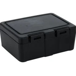 Outlet Gifi Lunch box à 2 compartiments - Boîte alimentaire en plastique noir 1L