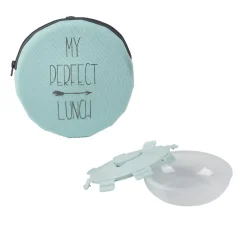 Discount Gifi Lunch box ronde "My perfect lunch" bleu