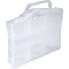 Gifi Aménagement Atelier^Mallette plastique 7 compartiments 23x18xH4cm