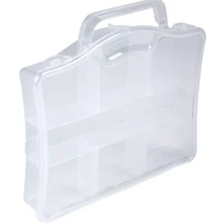 Gifi Aménagement Atelier^Mallette plastique 7 compartiments 23x18xH4cm
