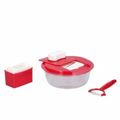 Discount Gifi Mandoline et râpe multifonctions 7 pièces