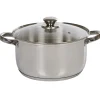 Online Gifi Marmite inox avec couvercle en verre