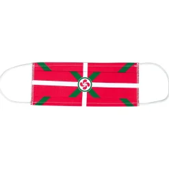 Gifi Bien-Être^Masque tissu imprimé drapeau Pays Basque Lavable Catégorie 1