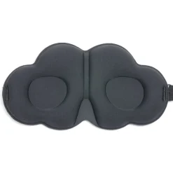 Gifi Bien-Être^Masque yeux forme nuage polyester noir