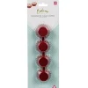 Online Gifi Mini caissette à muffin aluminium rouge x80