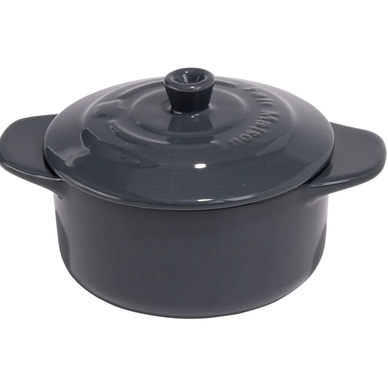 Discount Gifi Mini cocotte en céramique avec couvercle