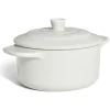 New Gifi Mini cocotte individuelle en céramique avec couvercle - gris ou blanc