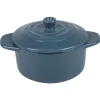 Hot Gifi Mini cocotte ronde bleu canard