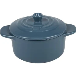 Hot Gifi Mini cocotte ronde bleu canard