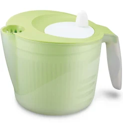 Discount Gifi Mini essoreuse à salade verte et blanche