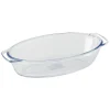 Clearance Gifi Mini plat en verre forme ovale