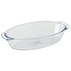Clearance Gifi Mini plat en verre forme ovale
