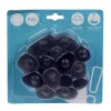 Gifi Equipement Douche^Mini tapis de douche antidérapant forme galet gris x6