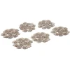 Gifi Equipement Douche^Mini tapis de douche antidérapant forme galet noir x6