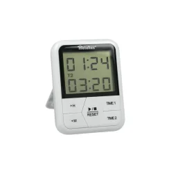 Discount Gifi Minuteur double Metaltex digital aimanté avec support 24 H