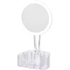 Gifi Aménagement Salle De Bain^Miroir à LED avec rangement transparent