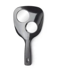 Gifi Aménagement Salle De Bain^Miroir à main double face grossissant plastique noir
