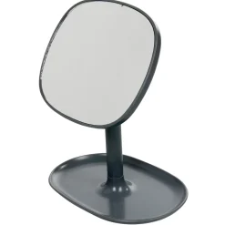 Gifi Aménagement Salle De Bain^Miroir POP gris sur pied repose bijoux