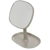 Gifi Aménagement Salle De Bain^Miroir POP gris taupe sur pied repose bijoux