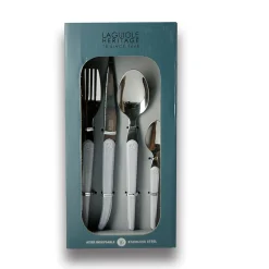 Outlet Gifi Ménagère Laguiole Evolution 16 pièces blanc