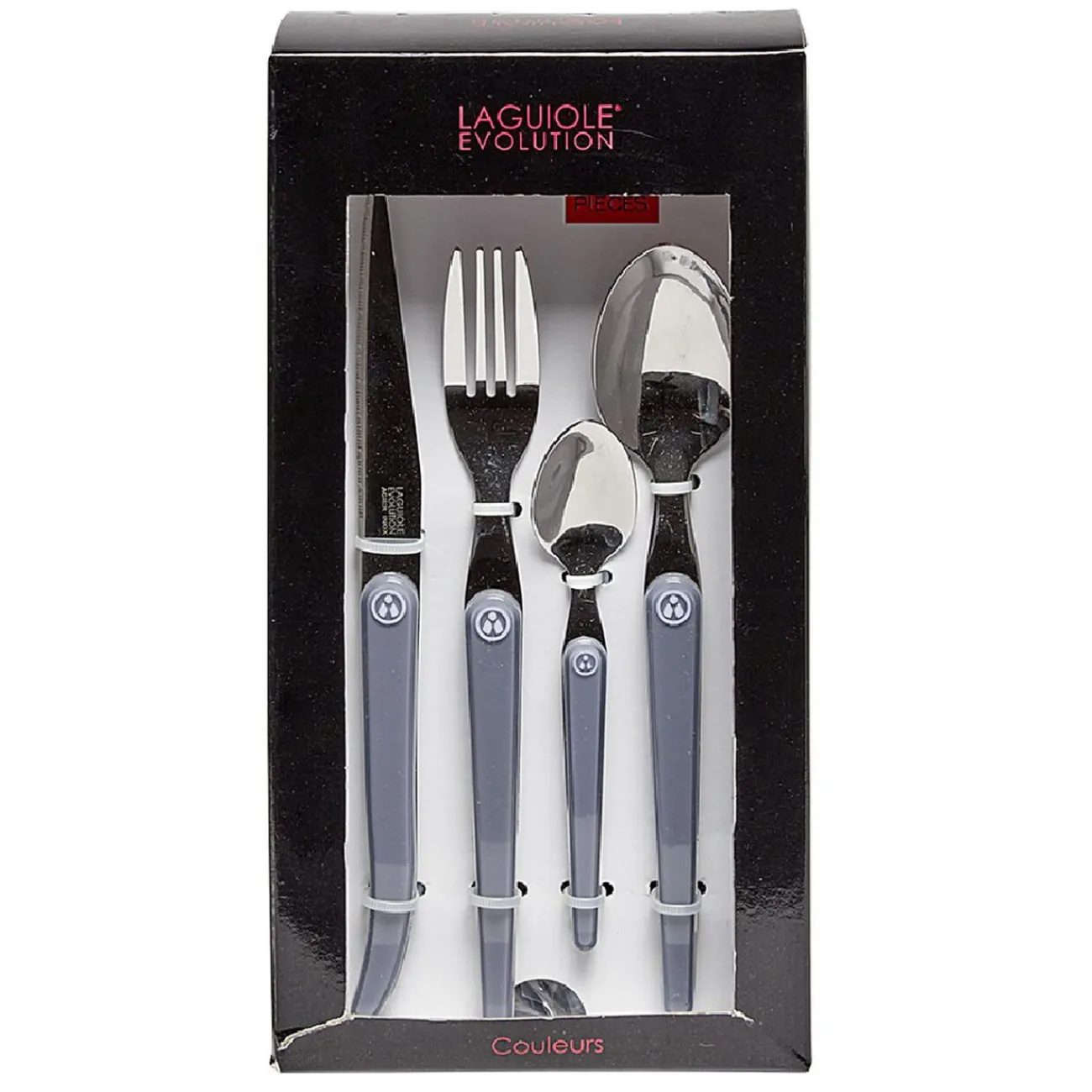 Best Gifi Ménagère Laguiole Evolution 16 pièces gris