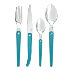 Outlet Gifi Ménagère Laguiole Evolution 16 pièces turquoise