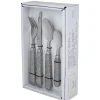 Online Gifi Ménagère 24 pièces pailleté gris argent