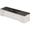 Discount Gifi Moule à bûche rectangulaire en inox