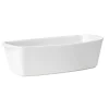 New Gifi Moule à cake en céramique blanc