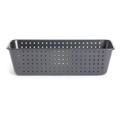 Clearance Gifi Moule à cake perforé acier noir 25x7xH2,5cm